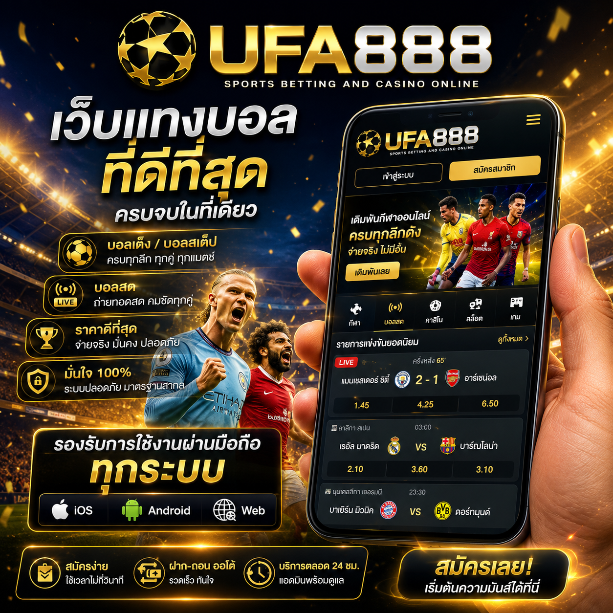 ช่องทางเข้าสู่ระบบ ufabet member รองรับการใช้งานผ่านมือถือทุกระบบ